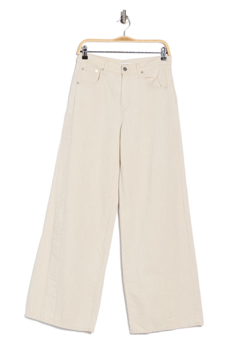 Almost Famous Cotton & Linen Blend Pants, Alternate, color, NATURAL