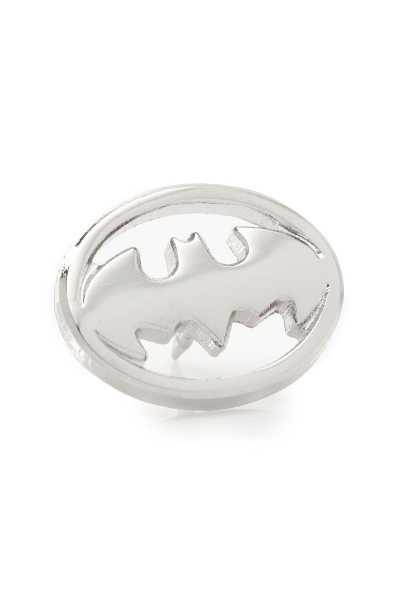 Batman Stainless Steel Lapel Pin, Main, color, SILVER