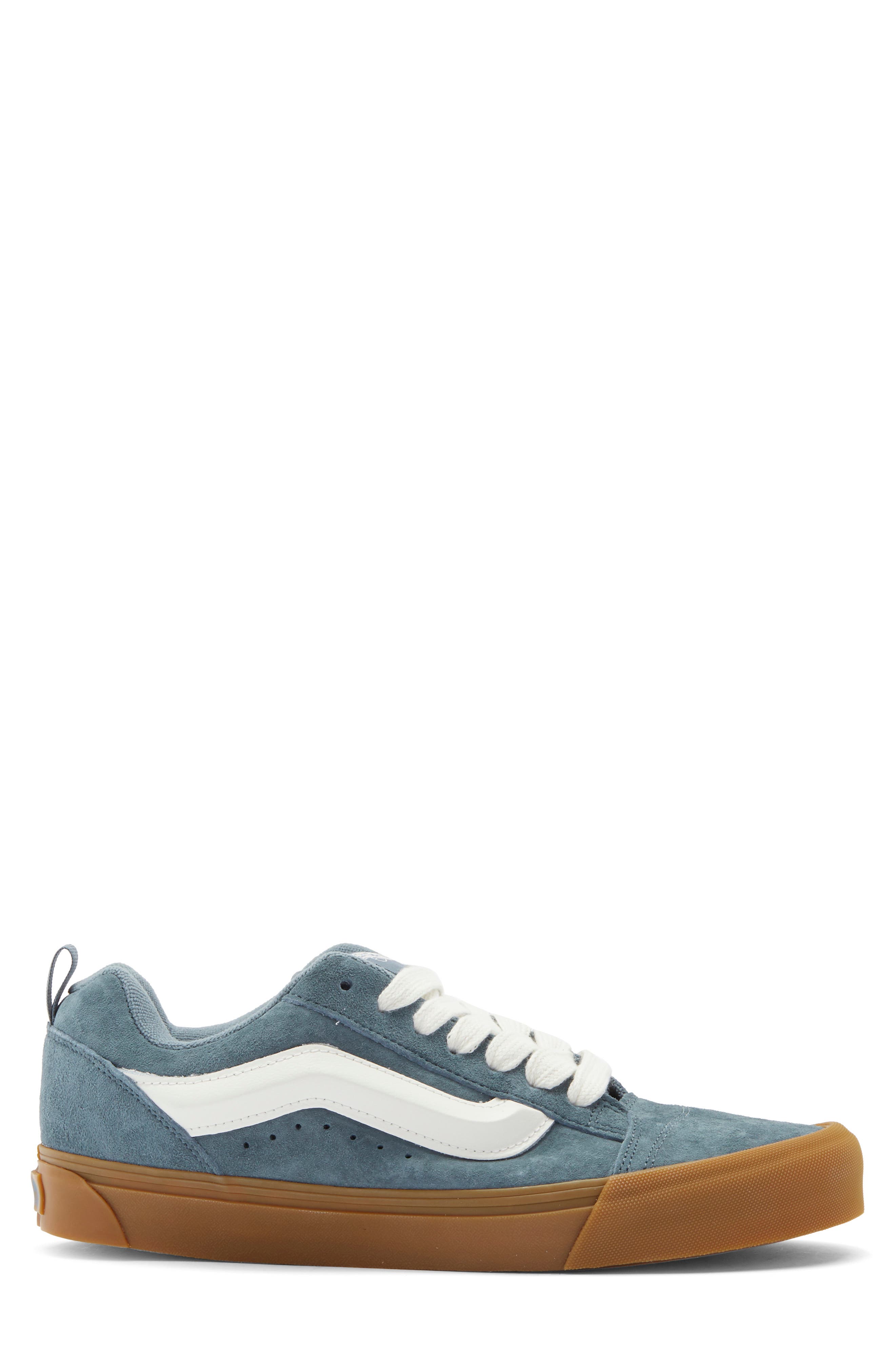 Vans Knu Skool Sneaker, Alternate, color, Pig Suede Stormy Weather