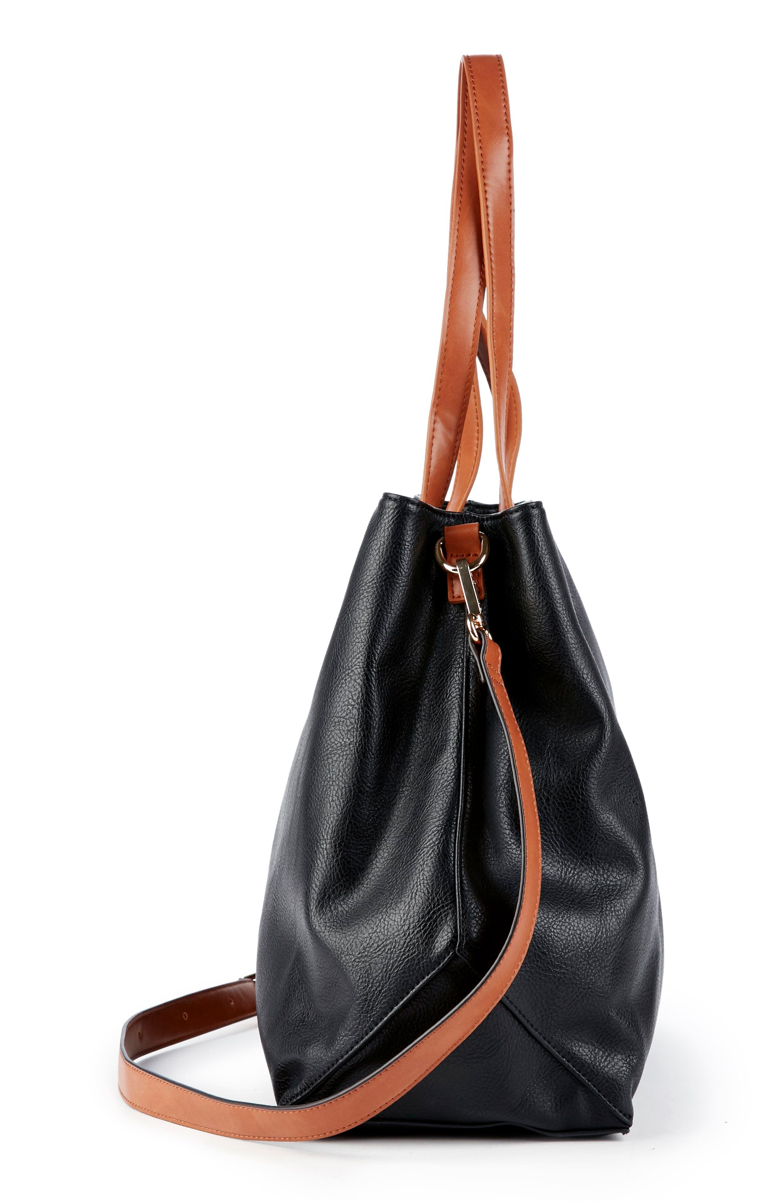 Sole Society Hester Faux Leather Tote, Alternate, color, 