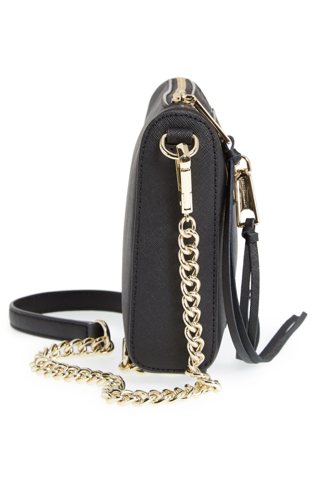 'Avery' Crossbody Bag, Alternate, color, BLACK