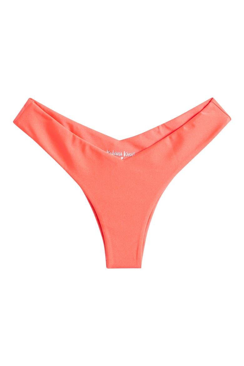V-Cut Bikini Bottoms, Main, color, GUAVA GLOW