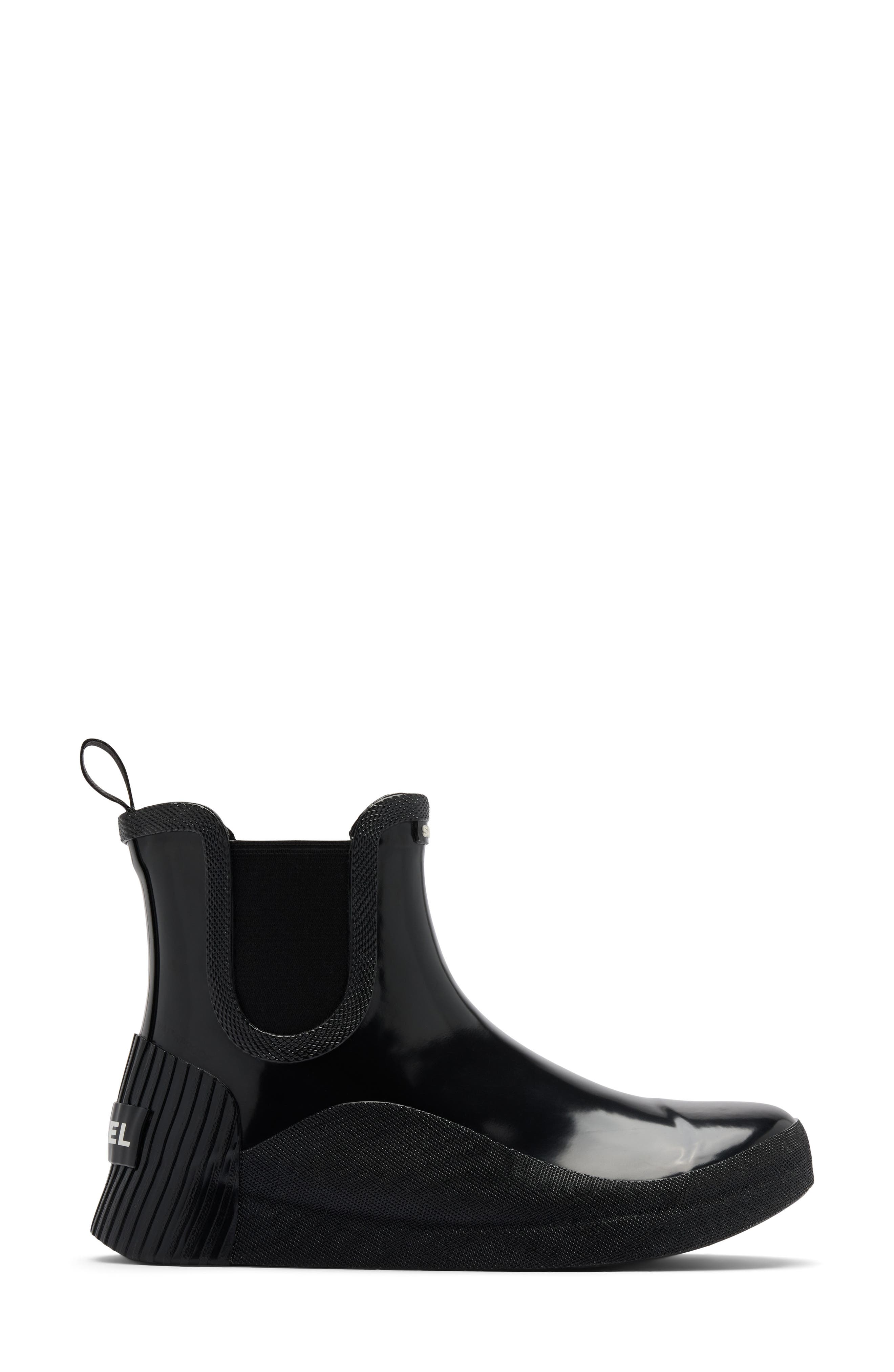 Out N About IV Chelsea Waterproof Rain Boot, Alternate, color, BLACK/ SEA SALT