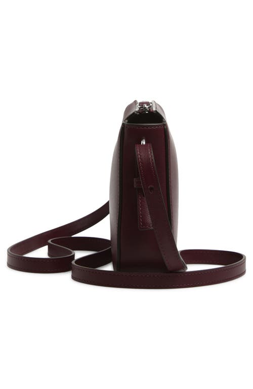 Mulberry Clovelly Leather Crossbody Bag In Burgundy