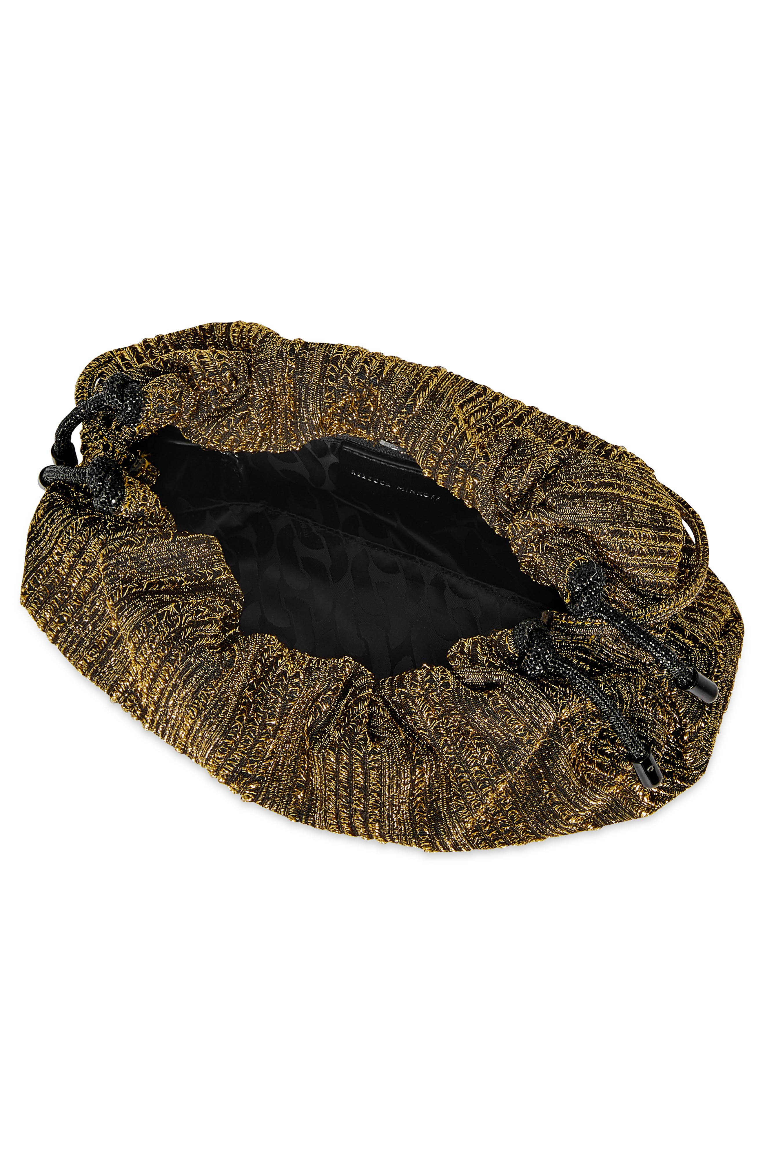 Tie Me Up Pouch, Alternate, color, GOLD