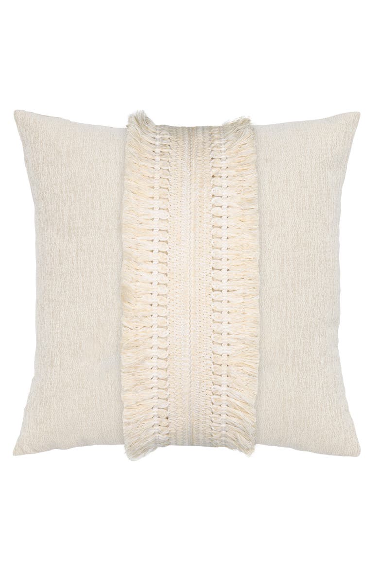Column Indoor & Outdoor Woven Accent Pillow, Main, color, Crema