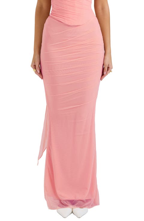 Cassidy Ruched Maxi Skirt