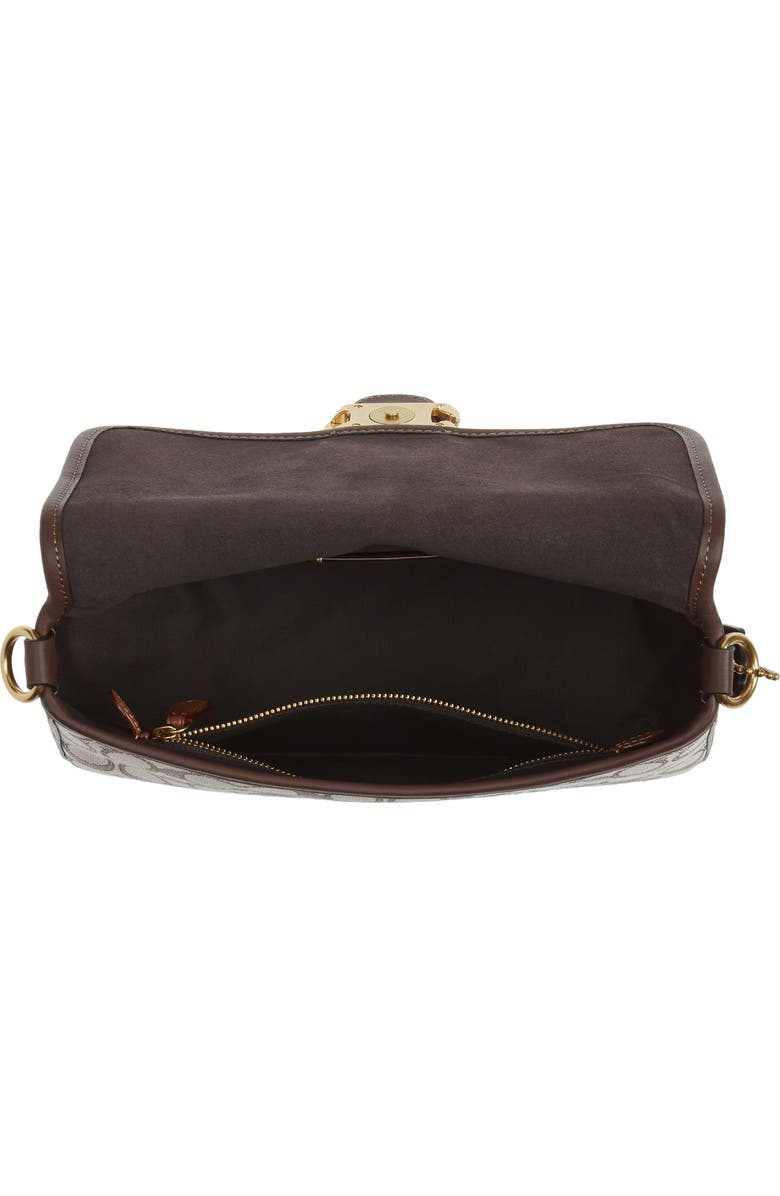 COACH Tabby Logo Jacquard Shoulder Bag, Alternate, color,