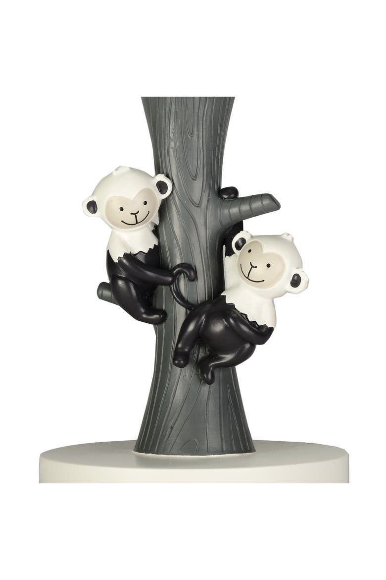 Jungle Party Tree with Monkeys Lamp with Shade & Bulb, Alternate, color, Blue