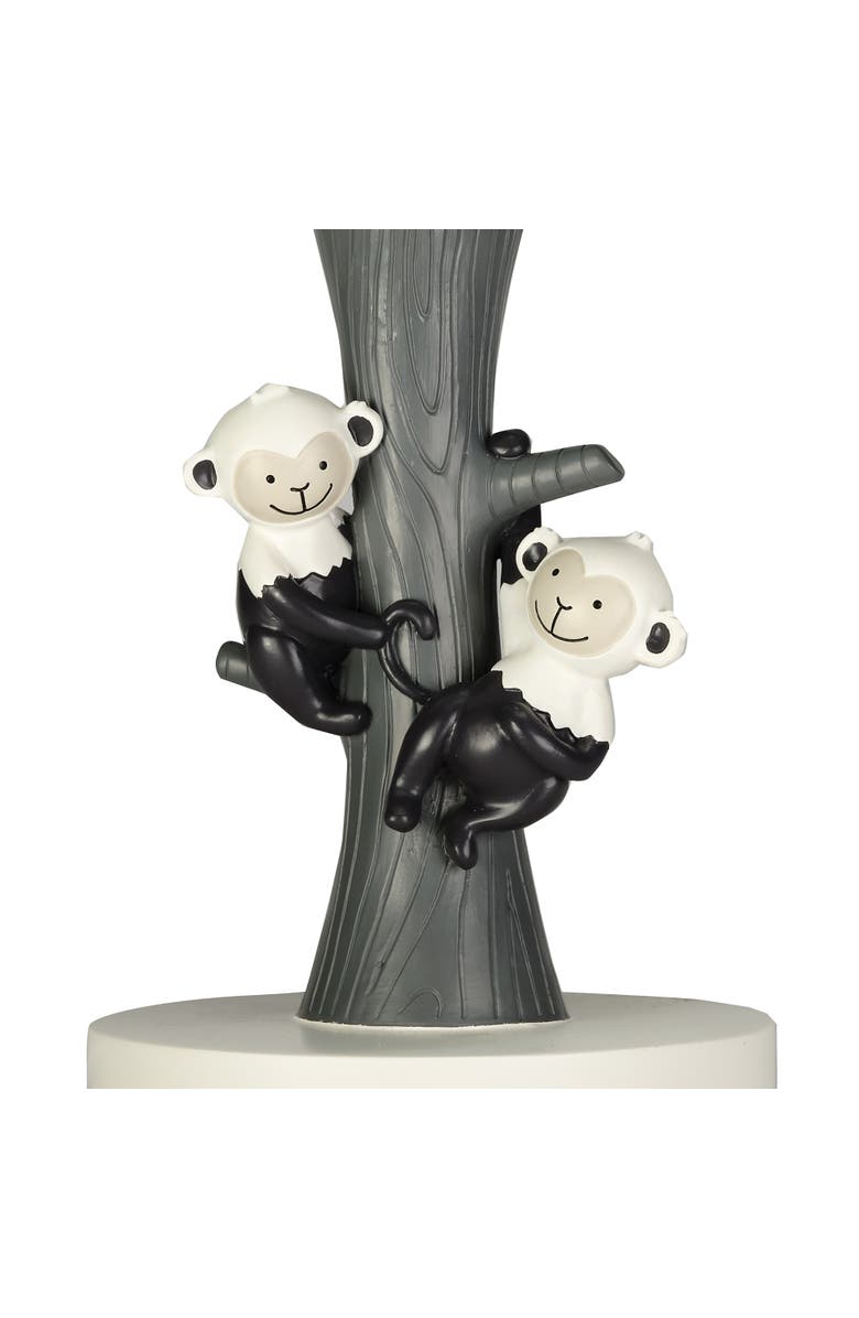 Lambs 
Ivy Jungle Party Tree with Monkeys Lamp with Shade 
Bulb, Alternate, color, Blue