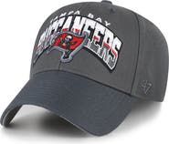 '47 Men's '47 Charcoal Tampa Bay Buccaneers Split Block MVP Adjustable Hat