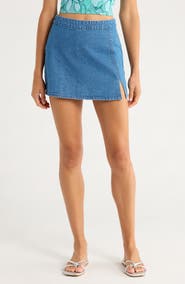 Billabong Wave Wash Denim Miniskirt