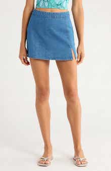 Billabong Wave Wash Denim Miniskirt