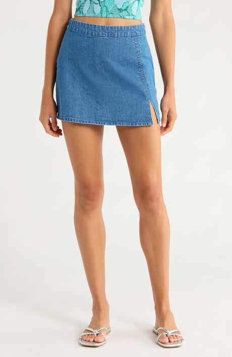 Billabong Wave Wash Denim Miniskirt