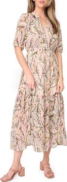GIBSONLOOK Kira Drawstring Maxi Dress