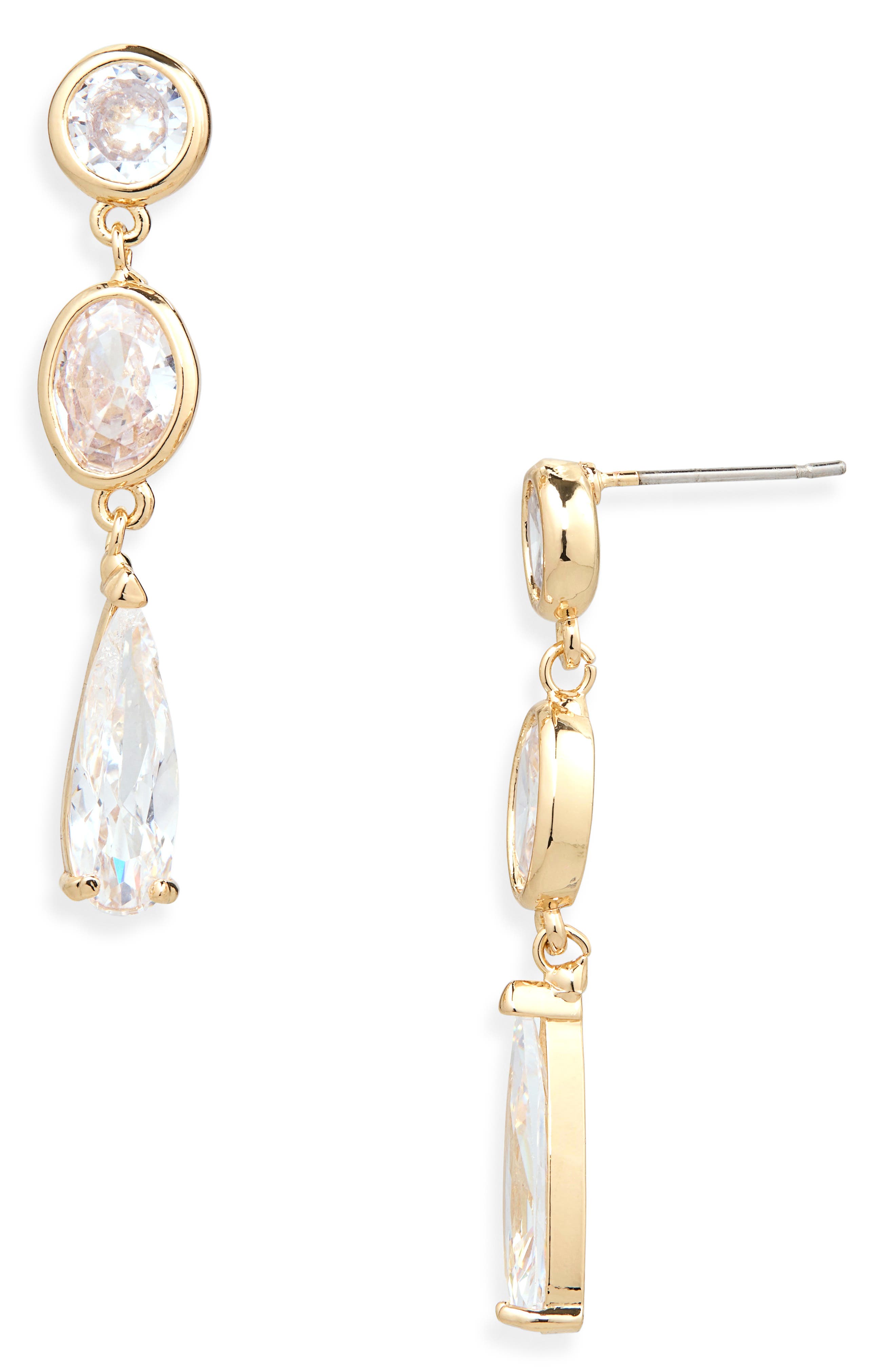selected CLEAR - GOLD TONE