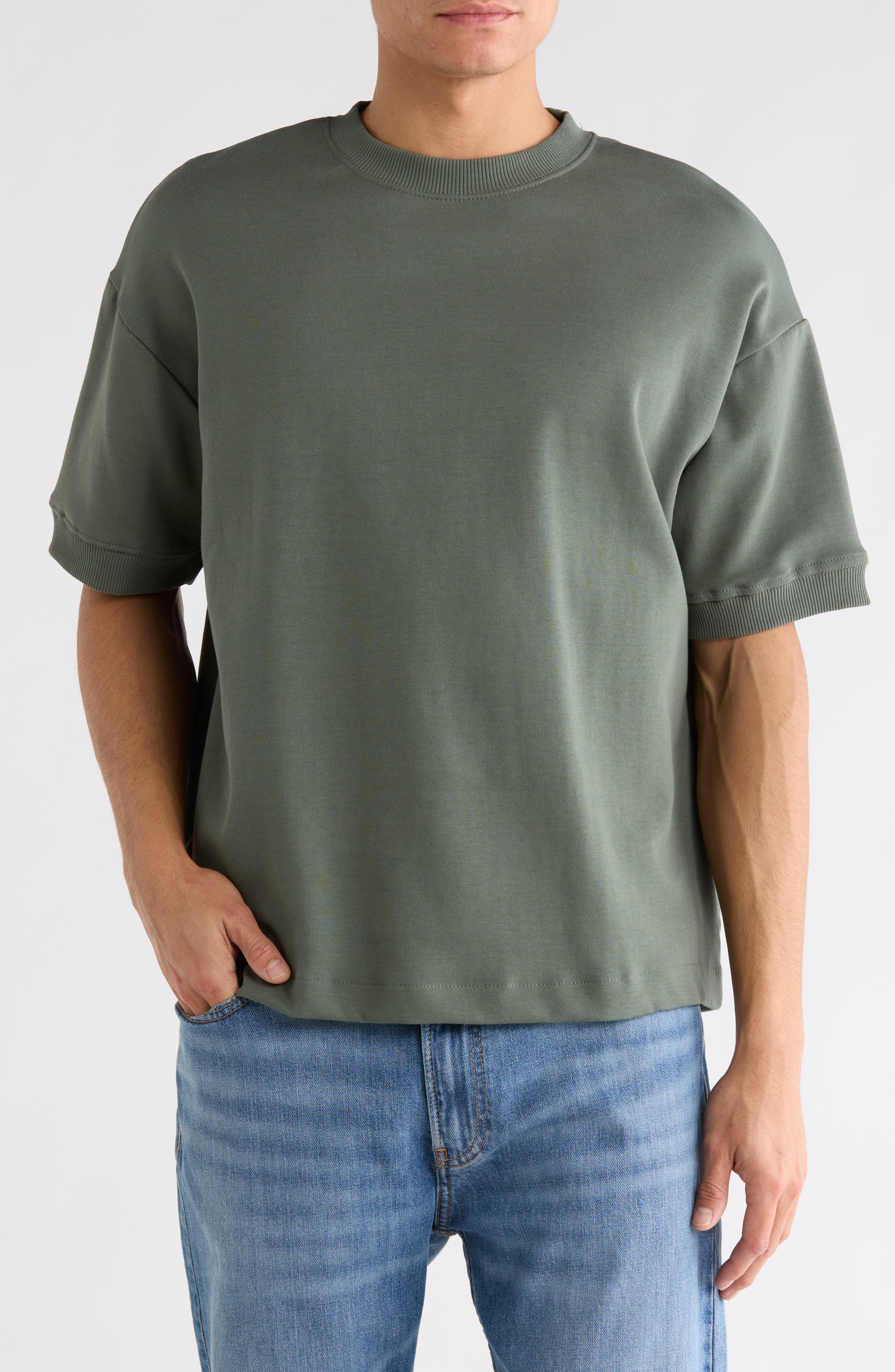 DENIM AND FLOWER Heavyweight Cotton Blend T-Shirt