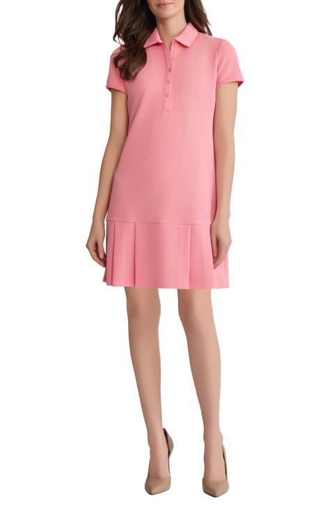 Karolina Pleated Polo Dress