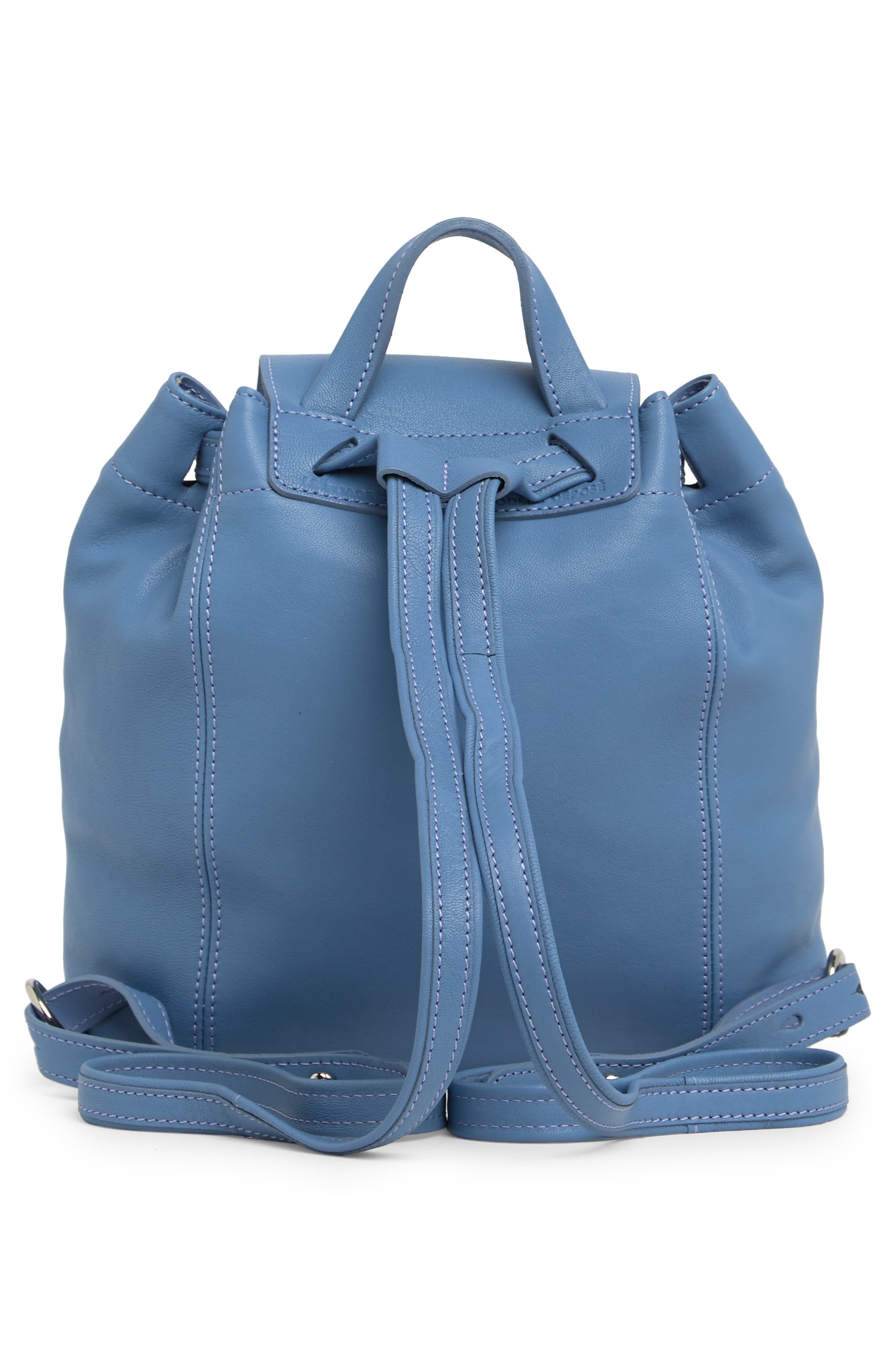 Longchamp Le Pliage Cuir XS Leather Backpack, Alternate, color, 