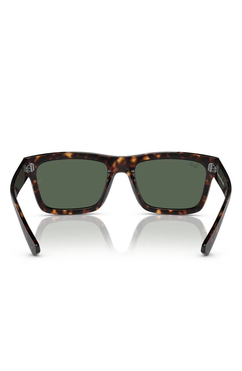 Ray-Ban Warren 54mm Rectangular Sunglasses, Alternate, color, Havana