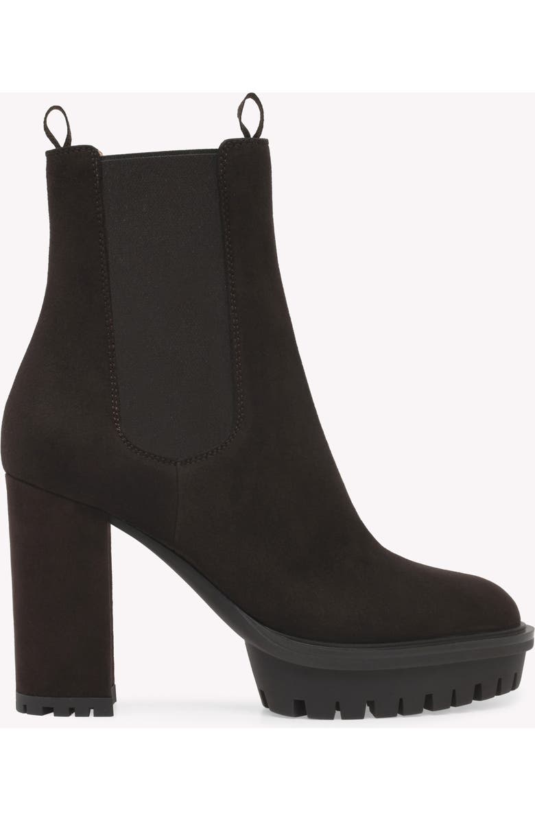 Gianvito Rossi Barry Bootie, Main, color, Brown Suede