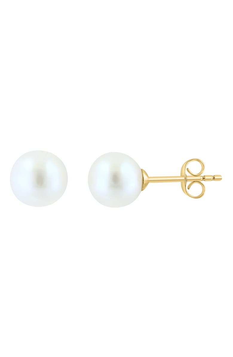 EFFY 14K Yellow Gold 7–7.5mm Freshwater Pearl Stud Earrings, Bracelet & Necklace Set, Alternate, color, 