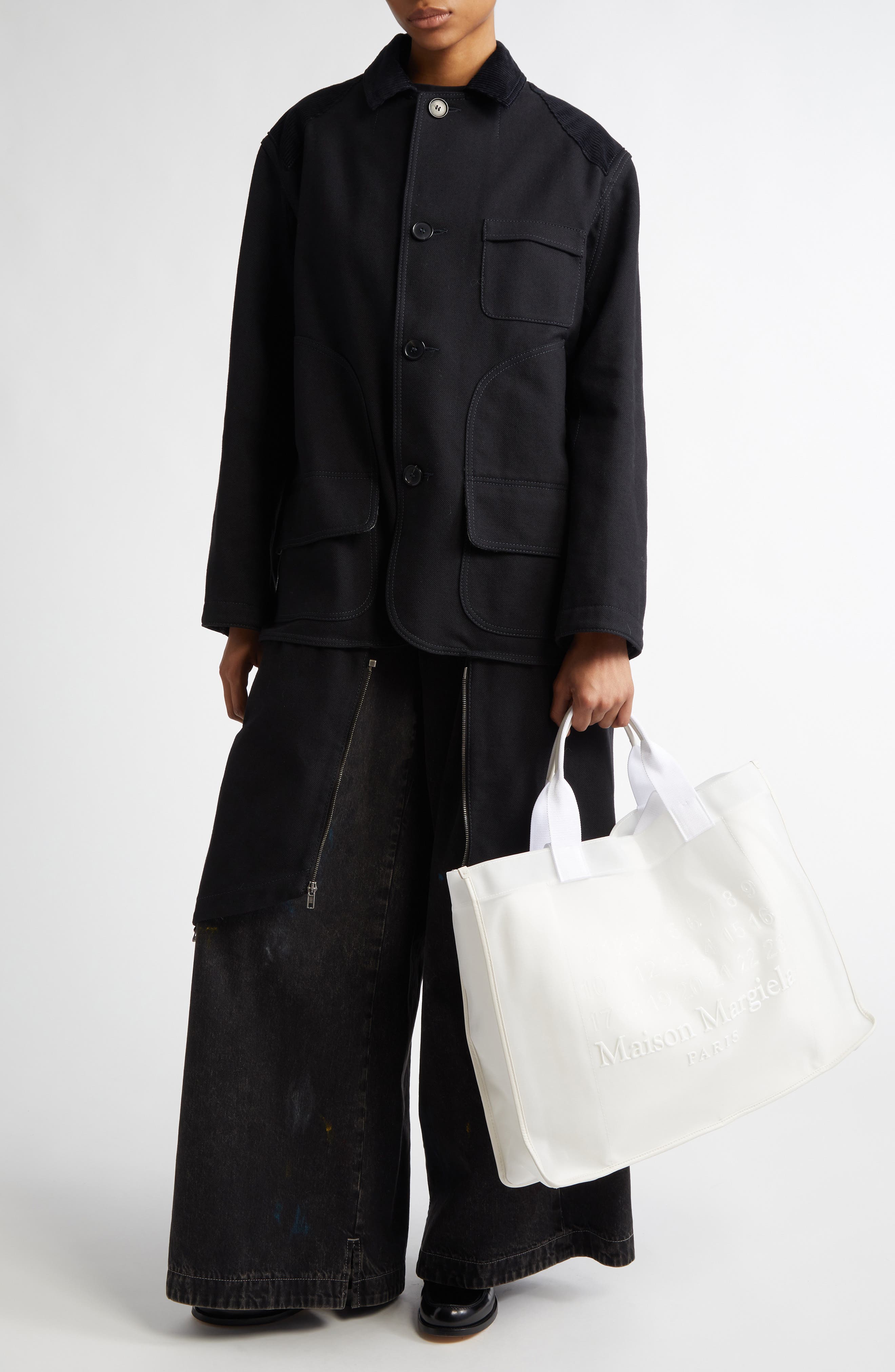 Heavy Cotton & Wool Reversible Double Coat - image 2