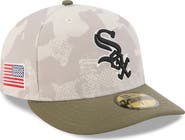 New Era Men's New Era Light Beige/Olive Chicago White Sox 2025 Armed Forces Day 59FIFTY Fitted Hat