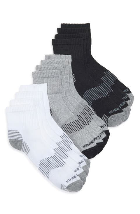 Assorted 6-Pack Cushioned Ankle Socks