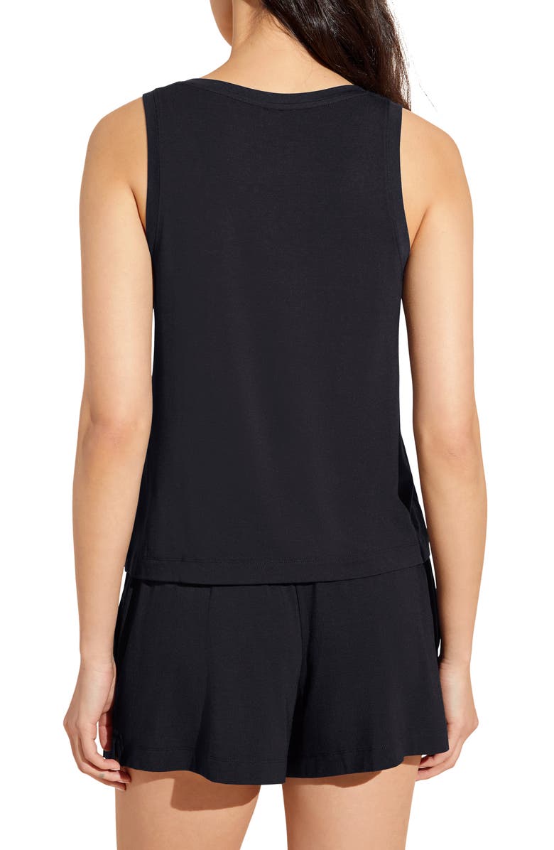 Eberjey Gisele Everyday Tank, Alternate, color, Black