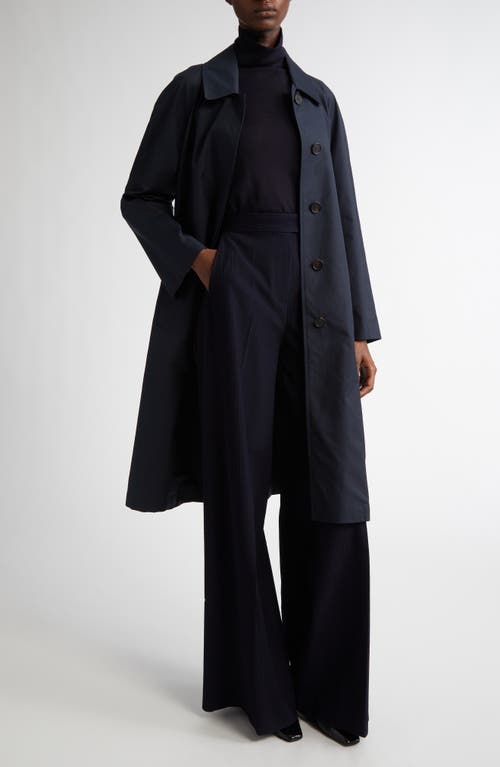 Max Mara Manuela Camel Hair Coat In Blue