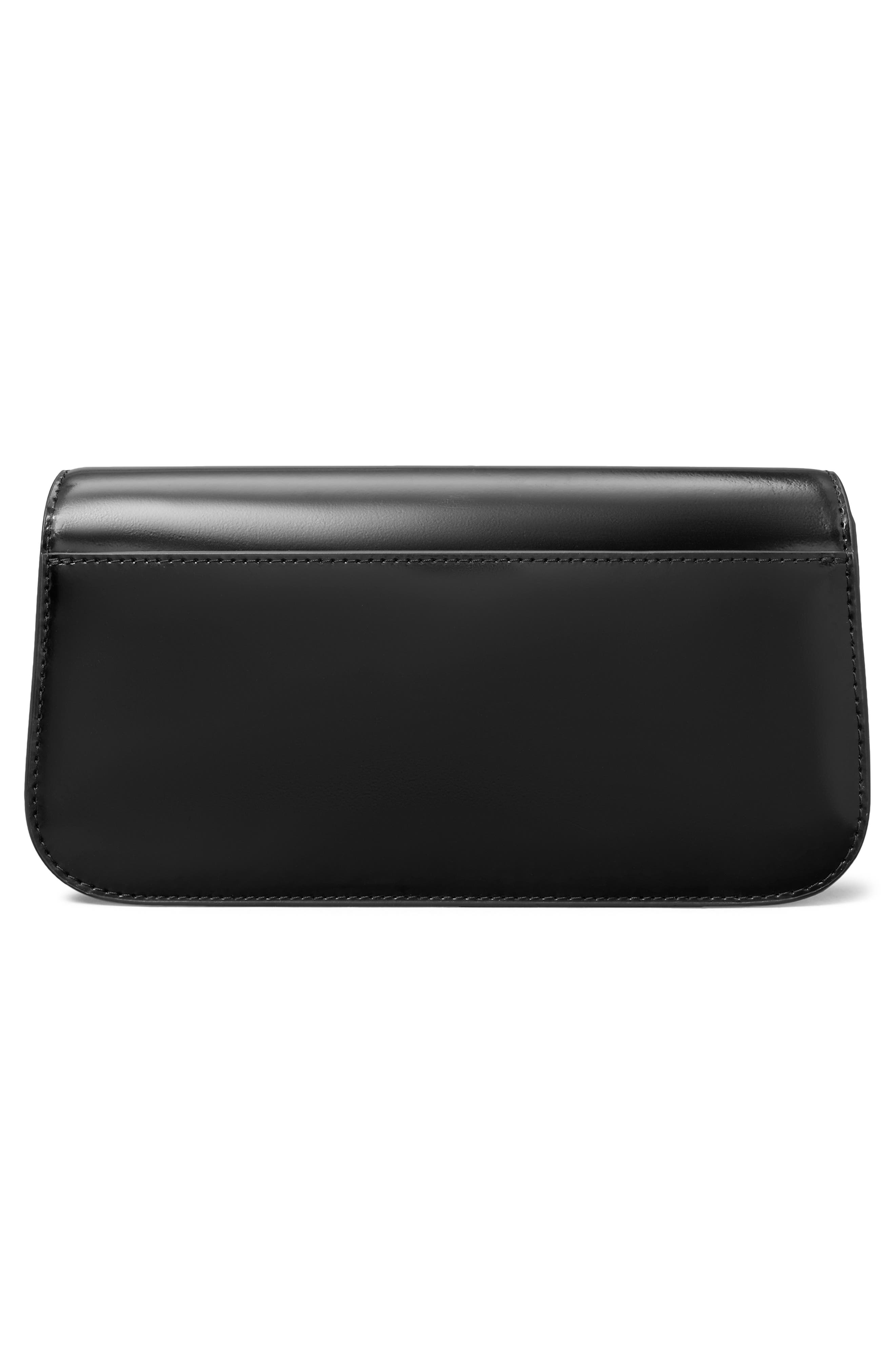 Tory Burch Robinson Spazzolato Leather Shoulder Bag, Alternate, color, 