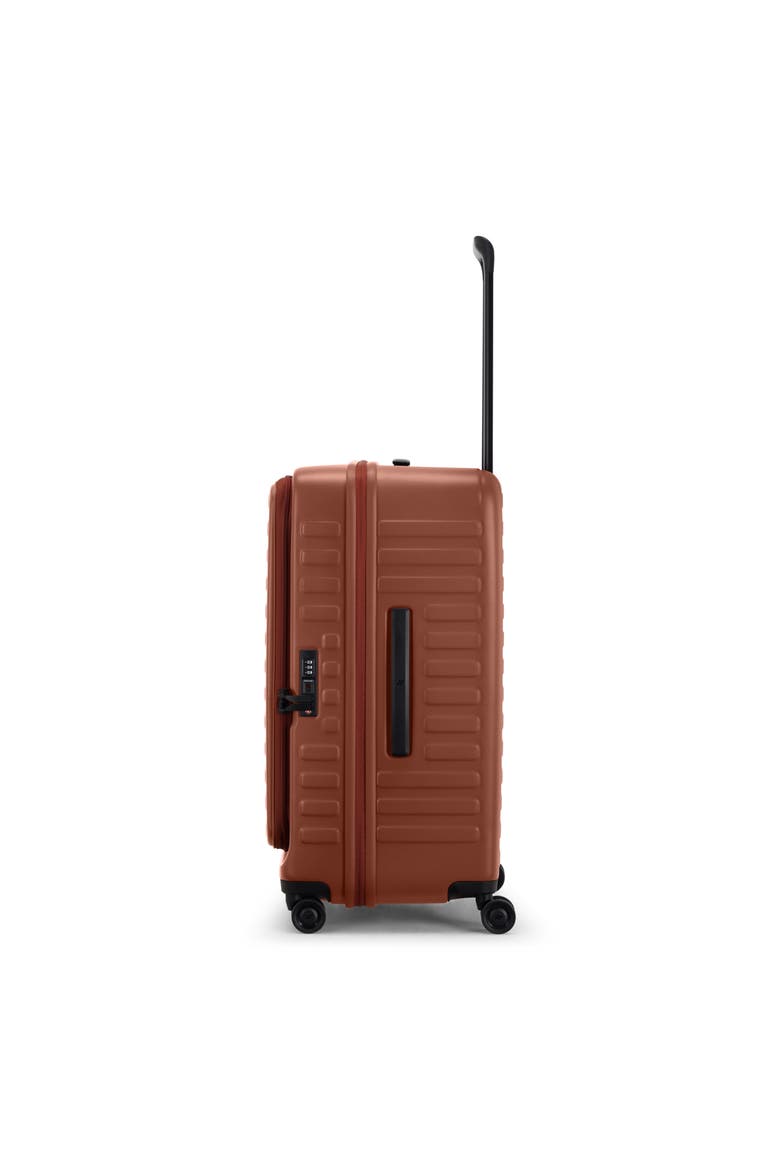 Cubo Fit Lite Check in 28 inch Lightweight Luggage, Alternate, color, Burnt Sienna