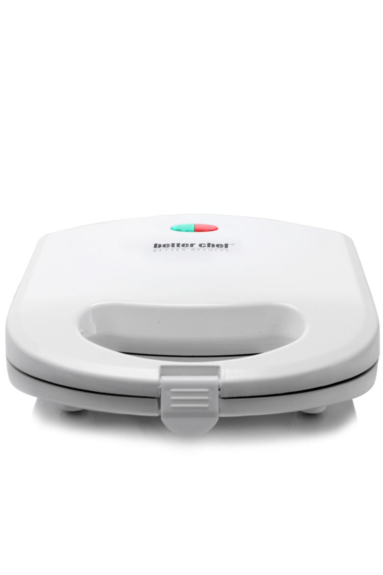 Nonstick Sandwich Maker Grill, Alternate, color, White