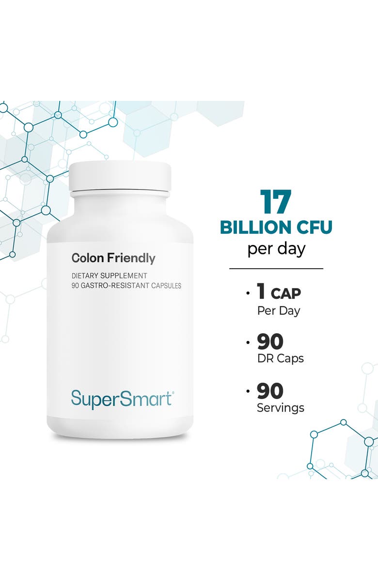 SuperSmart Colon Friendly Probiotics, Alternate, color, NO COLOR