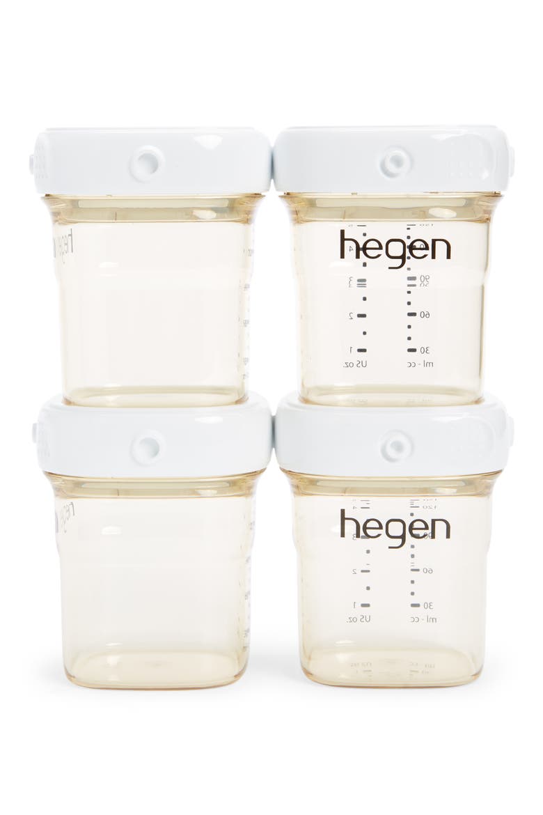 PCTO 4-Pack 5 oz. Breast Milk Storage, Main, color, GREY