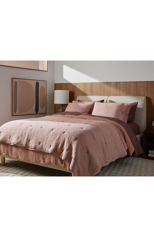 Parachute Marled Cloud Cotton Quilt In Pink