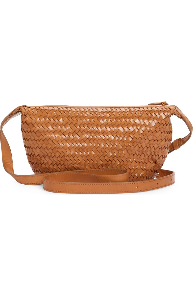 Madewell The Sling Woven Leather Crossbody Bag, Alternate, color,