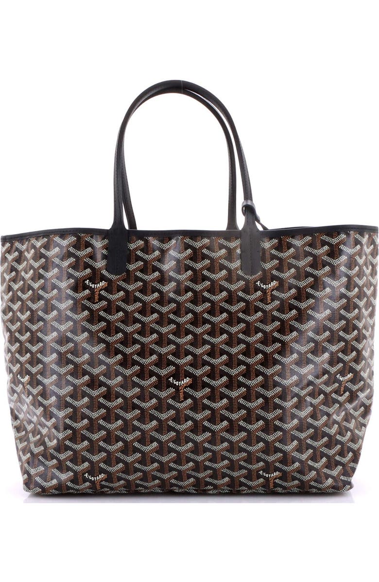 Pre-Owned Goyard Saint Louis Tote Coated Canvas PM, Alternate, color, Black