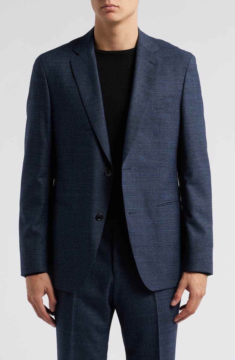 BOSS Huge Plaid Stretch Wool Suit, Alternate, color, 