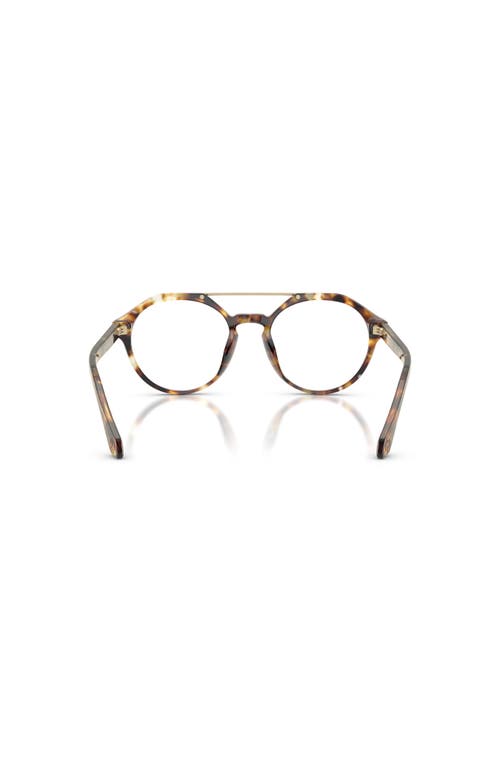 Giorgio Armani 51mm Round Optical Glasses In Multi
