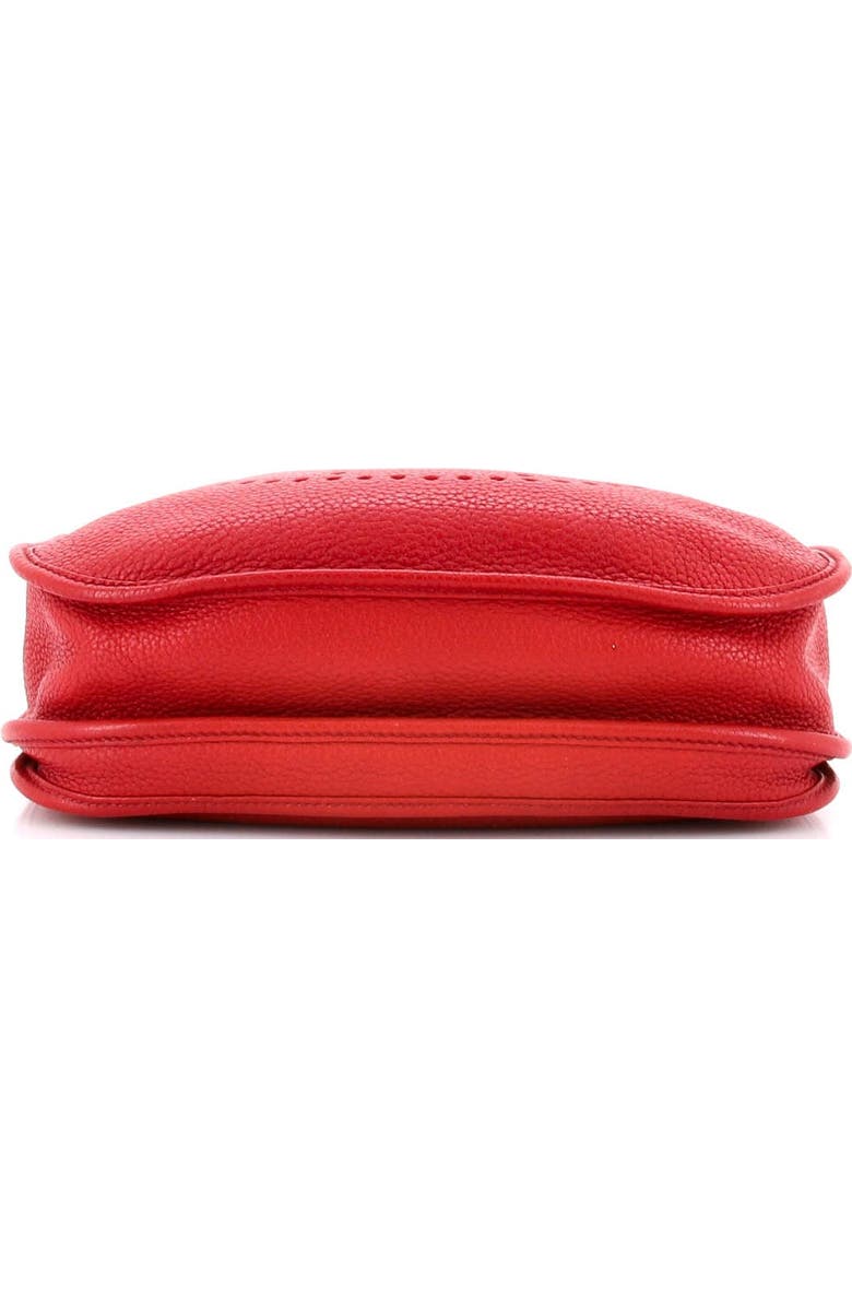 Pre-Owned Hermes Evelyne Bag Gen III Clemence PM, Alternate, color, Rouge Garance