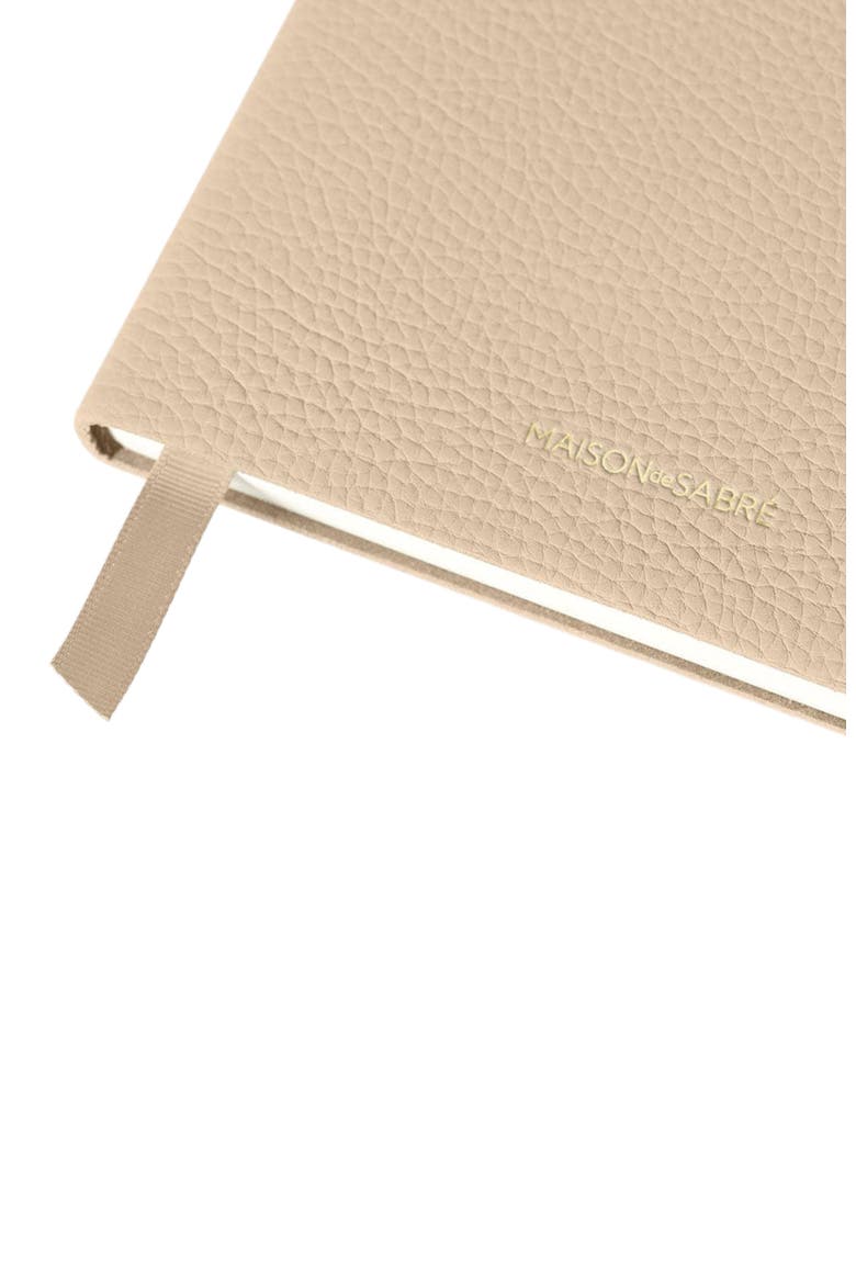 Leather Notebook, Alternate, color, Saharan Nude