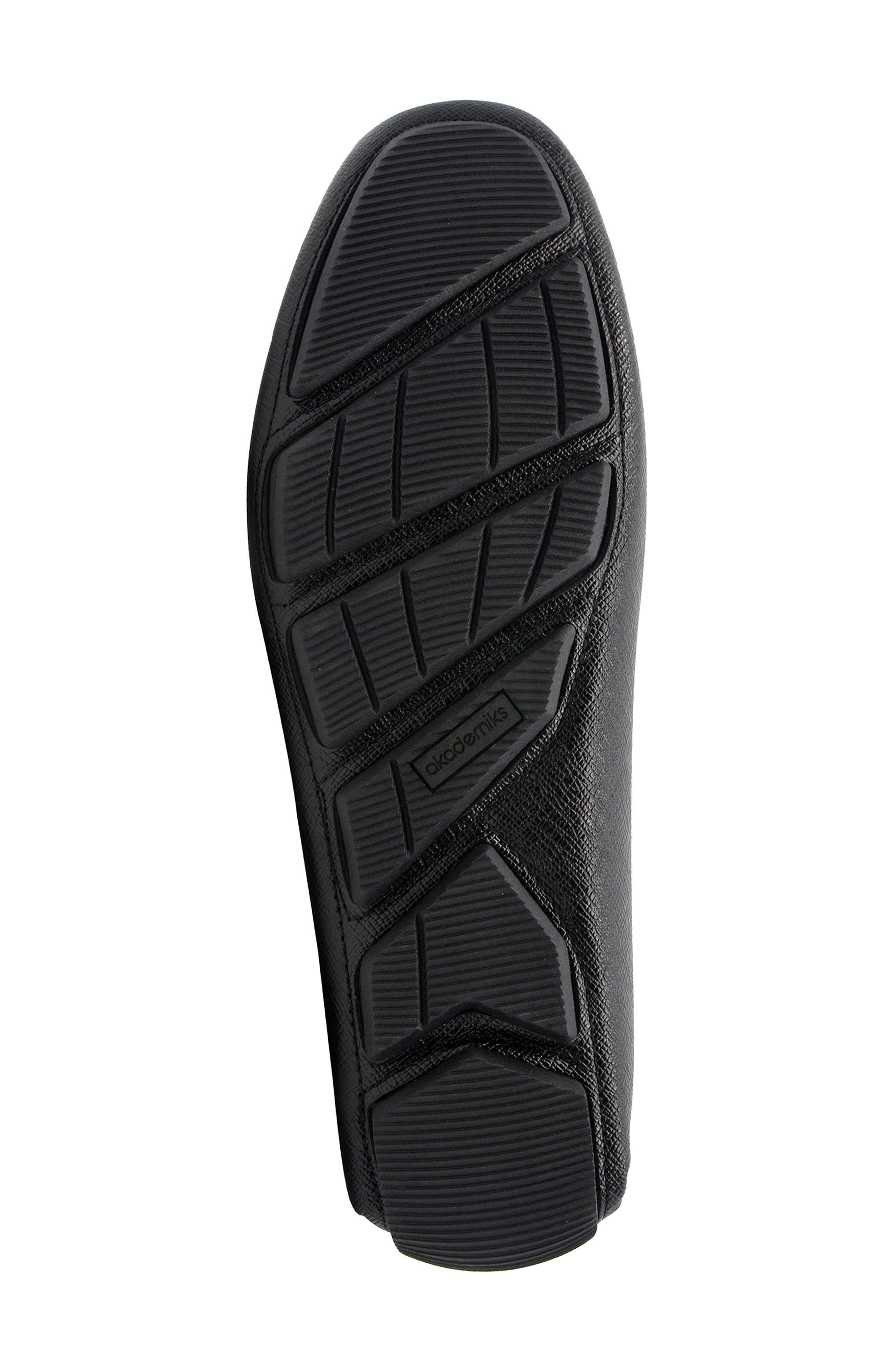 AKADEMIKS Dover Bit Driving Loafer, Alternate, color, Black