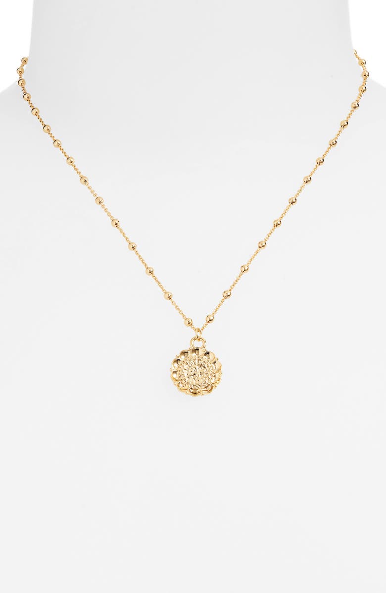 Uncommon James by Kristin Cavallari Small Atocha Coin Necklace, Alternate, color, 