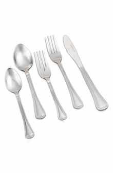 Two-Tone Matte Flatware Set - 20 Piece Set