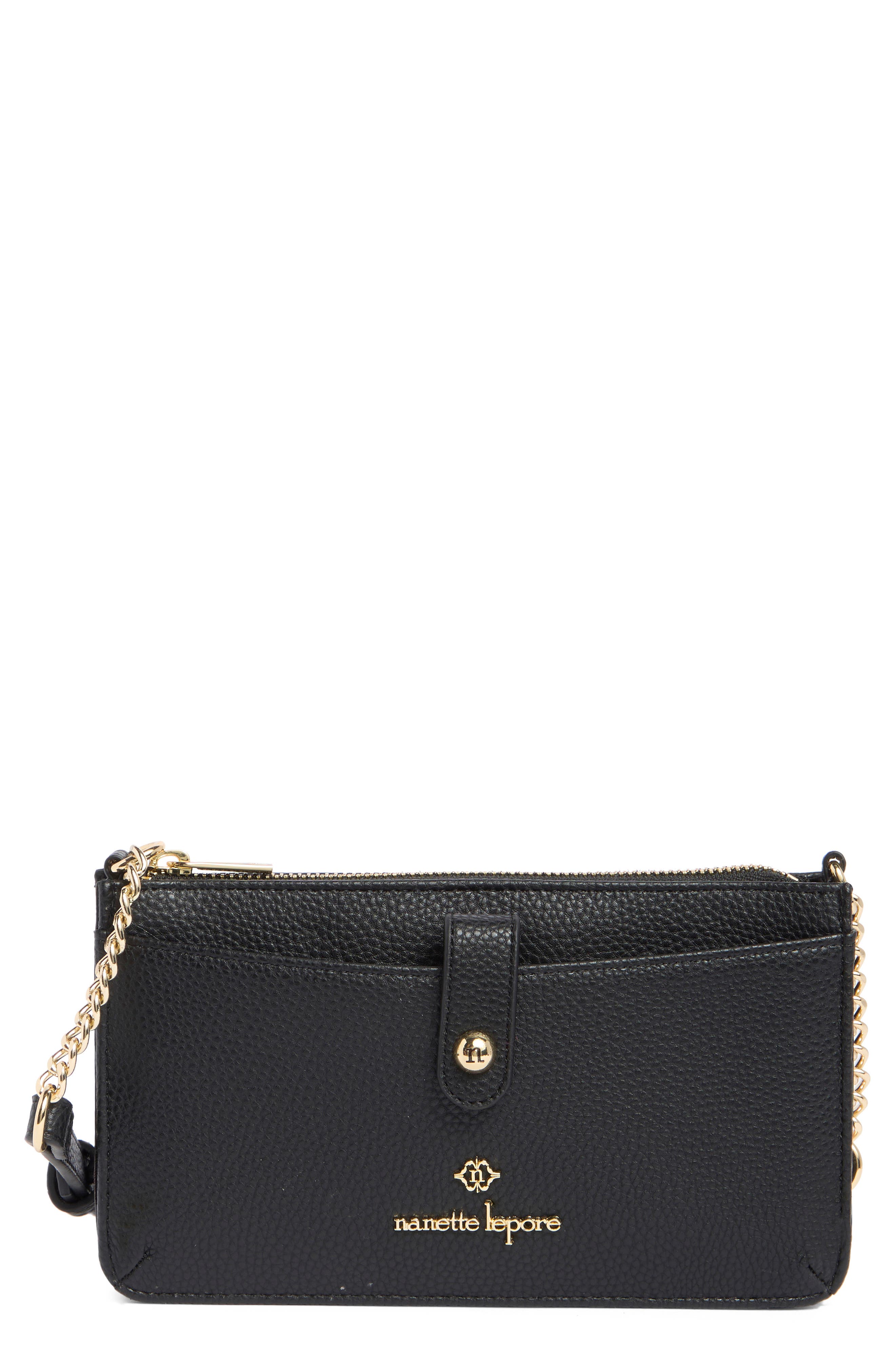 Nanette Lepore Wallet Zip Bag with Chain Strap, Main, color, 
