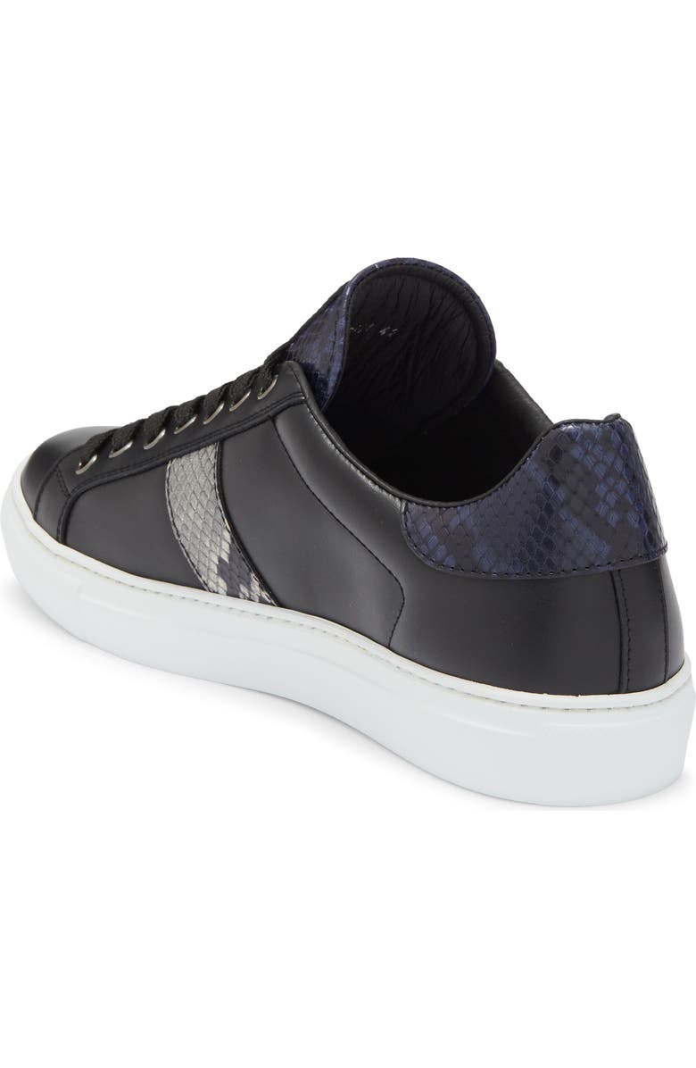 Roberto Cavalli Logo Plate Sneaker, Alternate, color, Black