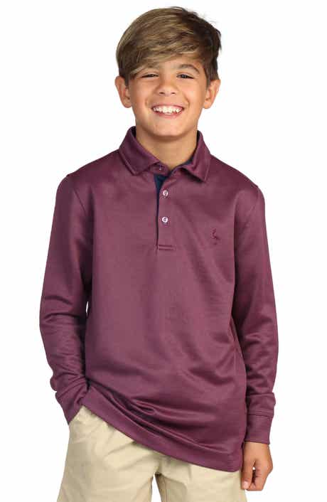 TailorByrd Kids' Long Sleeve Polo