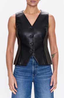 Pistola Danica Faux Leather Vest